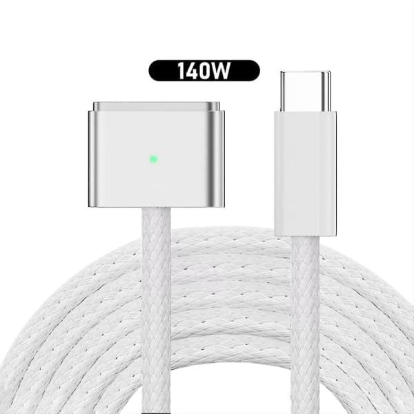 Magnetisk USB C til Magsafe 3 opladerkabel (140W), Magnetisk opladerkabel