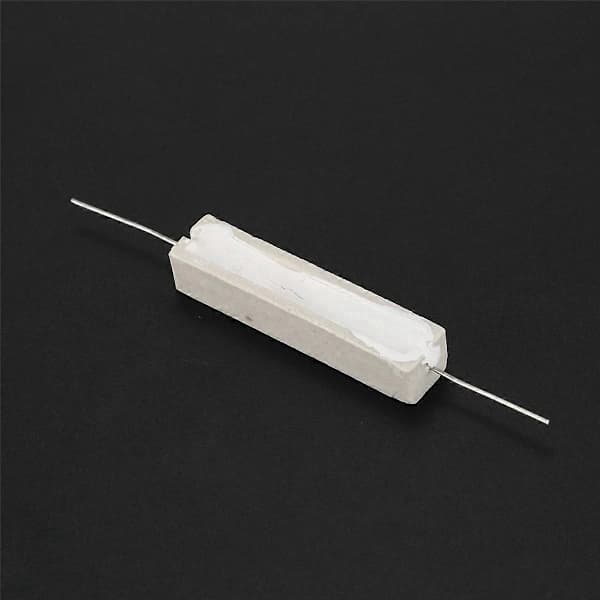 5 stk. trådbundet keramisk cementmodstand 5 Ohm 10W Watt 5%