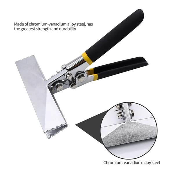 Multifunctional Edge Sealing Electrician Folding Pliers Clamp Ceiling Hanging Plate Hand Tool Straight 75mm
