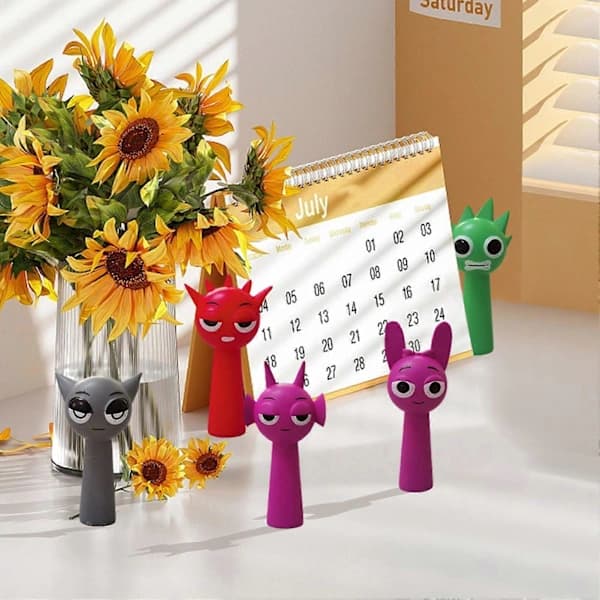 Sprunki Actionfigurer, Leker, Kontorfigurer, Dekorasjon, Gaver til Barn
