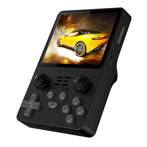 Powkiddy Rgb20s, 16g+64g 15000+ Classic Games Handheld Game Console black 16G-128G