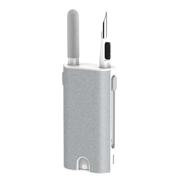 Earplug Cleaning Brush 5-in-1 Multifunctional Double-Head Design Comfortable Grip Labor-Saving Screen Cleaning Portable Headset Computer Keyboard