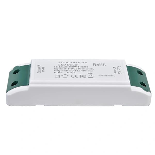 LED Transformator 24V DC 2A 48W Konstant Strøm LED Strømforsyning Driver Til Hjem Og Kontor AC100-240V