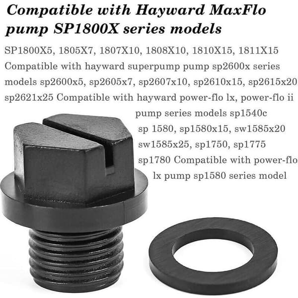 Hayward SPX1700FG Pool Pump Lid 2-pack with Gasket for Maintenance