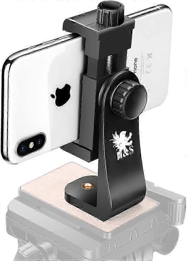 ZK iPhone-stativ med 360° rotation och justerbar klämma för smartphone