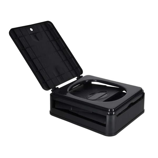 Bärbar campingtoalett, hopfällbar 20L, 12 påsar