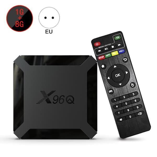 X96Q Smart TV Box Android 10.0 Allwinner H313 Quadcore 1GB 8GB 4K