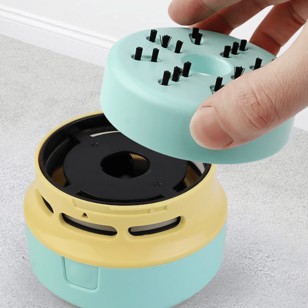 Mini håndstøvsuger USB skrivebordsstøvsuger ergonomisk munnstykke