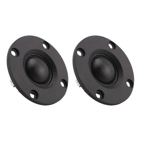 Diskanthøjttaler 6 Ohm 30W Hifi Blød Dome Silke Film Diskanthøjttaler Neodym Riflet Køleplade 2P