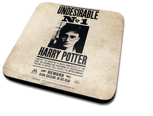 Harry Potter Coasters Undesirable