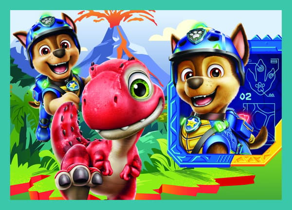 Paw Patrol 4-i-1-pusselset för barn