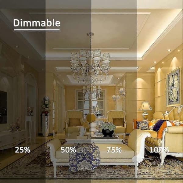 E14 40W Clear Incandescent Bulb, Warm White Light 2700K, 400 Lumens, Dimmable, 6-Pack