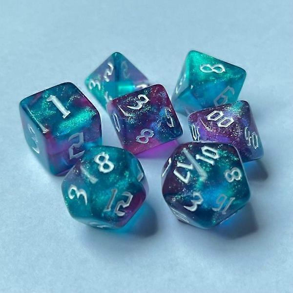 7 Pcs/Set Dice Set DND Polyhedral Dice STYLE 6 STYLE 6 Style 6