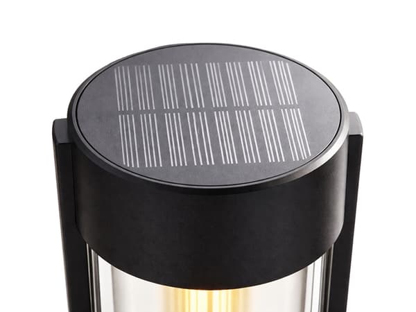 Solcellelampe LED stolpe varmhvit 246
