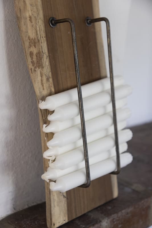 Lysopbevaring Væg Råmetal/Træ Träd beige