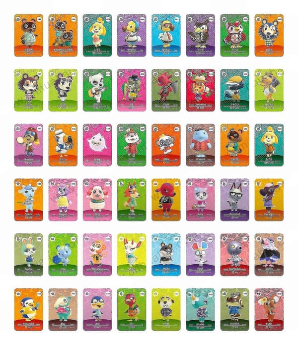 48 stk. Ns Dyreskov Amiibo Kort Jack Meiling Te Piller 5. Bombe Koblingskort