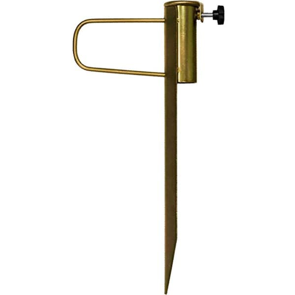 Universal spids parasolfod til græsplæne, 42 cm længde, 32 mm åbningsdiameter