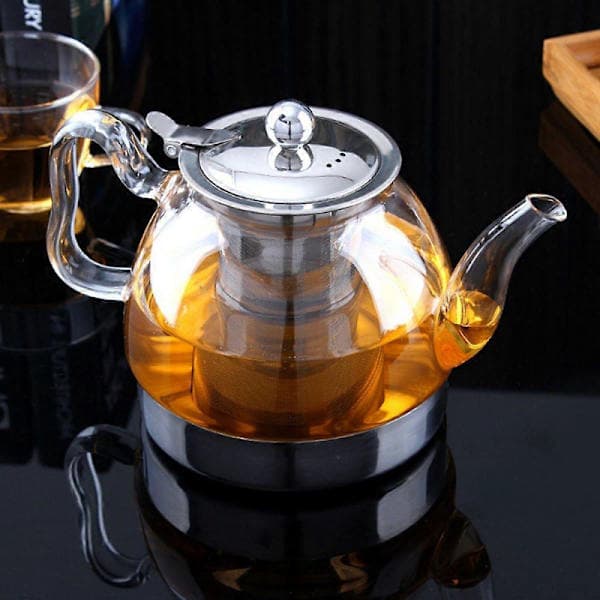 Induktionskogeplade glaskande, kogeplade tekande klar glasblomst tekande - 800ml -FS-