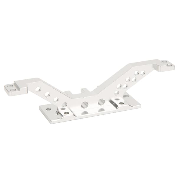 Forstærkningsstangsæt til foraksel i aluminiumslegering til Axial SCX10 dele, sølv