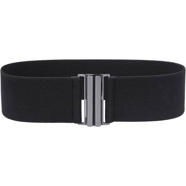 Dame elastisk bredt midjebelte, elastisk belte