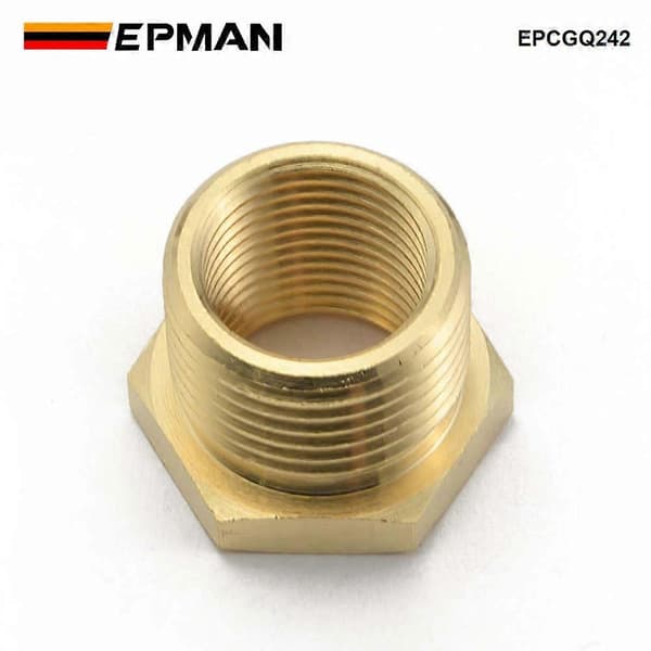 EPMAN Tændrørsgevindadapter 18mm til 14mm Messing M14 M18 EPCGQ242
