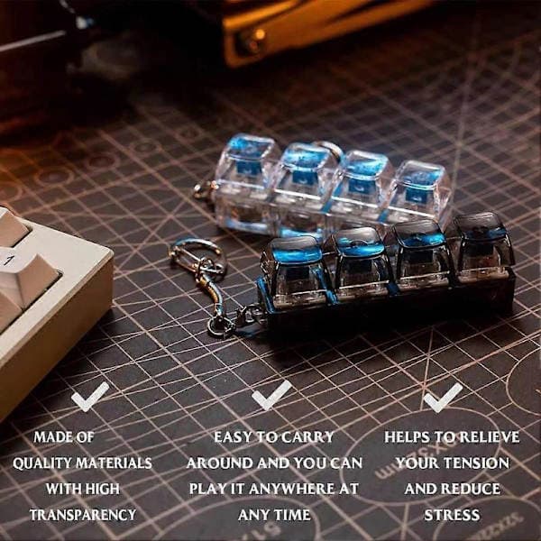 4Keys Tastaturtaster ABS+PC Svart