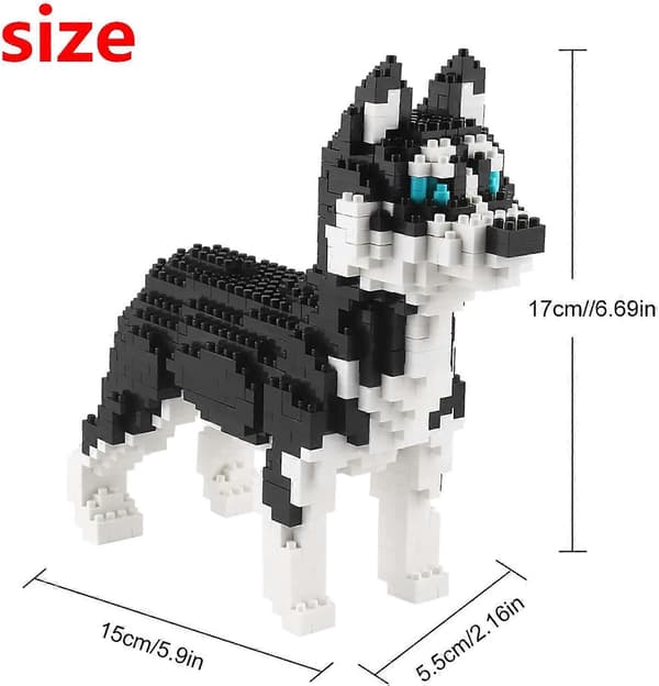 Miniature hundeblok, 950 stykker Kljm-02 (Husky)