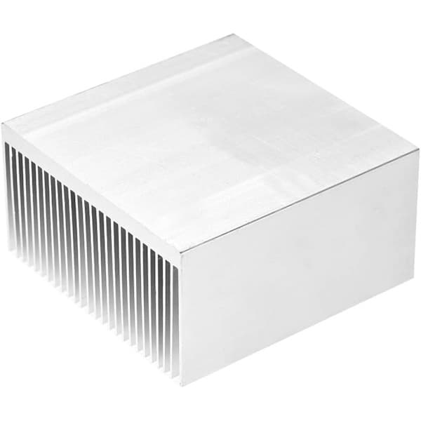 Elektronisk køleplade til LED og strøm sølv 69 x 69 x 36 mm