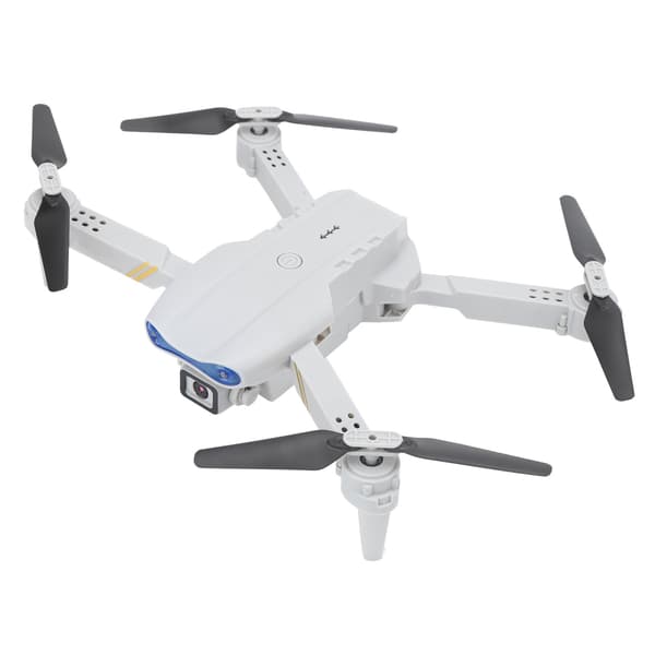 Remote Control 4K Camera Drone Foldable 4-Axis RC Quadcopter Model Toy with LED Light Dual Camera 0.1 0.1