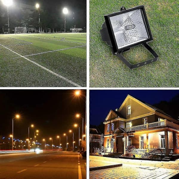 200W Equivalent R7s Linear Halogen Floodlight 3100lm 2700k J118 Security Lamp 118mm - 10pcs