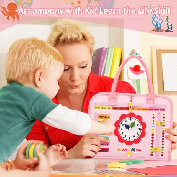 Educational Montessori Felt Activity Board