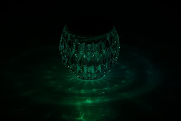 Solcellelampe Glas Flerfarvet Transparent transparent