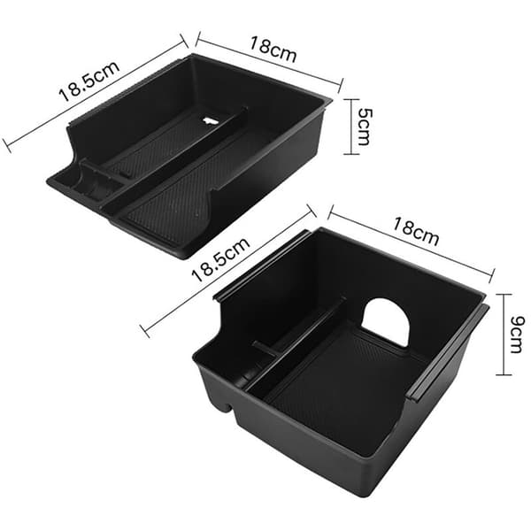 Oppbevaringsboks for bilens midtkonsoll for 2021-2022 Center Console Storage Box Organizer Tray Car Styling