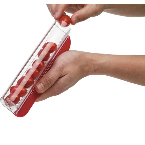 Manual Vegetable Slicer - Stainless Steel Röd red