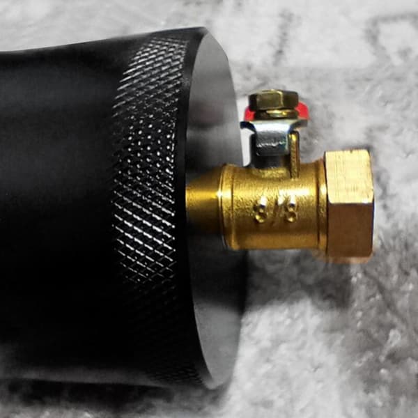 Liten messingkuleventil 1/2 tomme/hann gjenget messingventilkobling Kobberrørkobling Kobling Adapter 10 stk