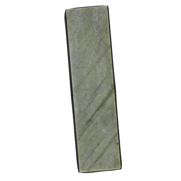 10000 grit kitchen whetstone, natural beryl sharpening stone with base, 20x5x1.2cm