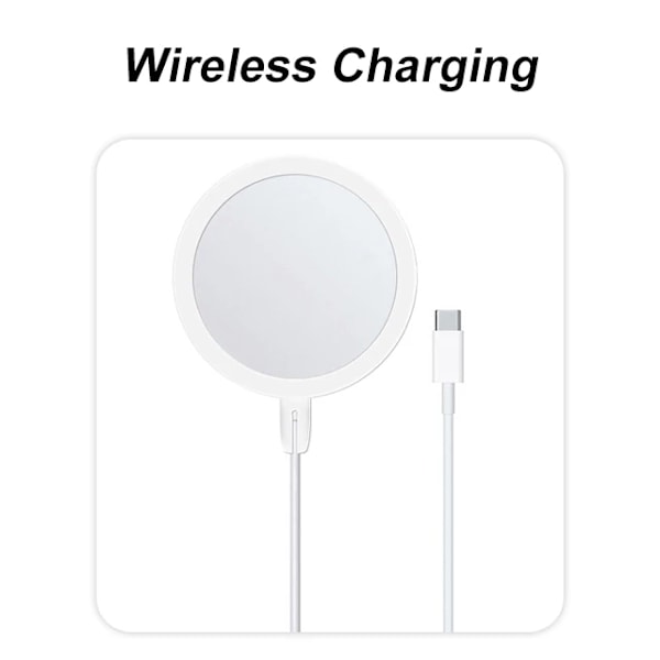 Original 35W PD Magnetisk Trådløs Oplader Til Apple iPhone 16 15 Pro Max 14 13 12 11 Hurtig Opladning 7 8 Plus X XS XR Telefonkabel Wireless Charger