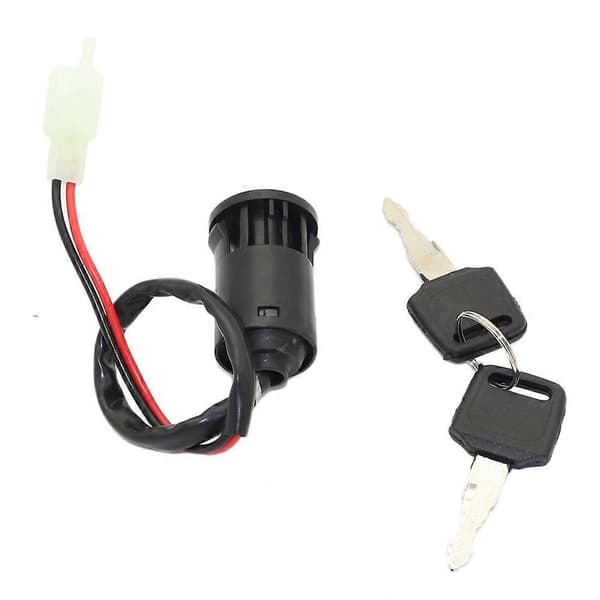1 Set ATV Ignition Key Switch Universal 2 Wires Ignition Keys Start Switch Lock Key for ATV Go Kart