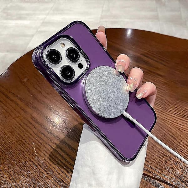 Magnetic Case for iPhone 14 Pro Max Compatible with MagSafe Alloy Lens Frame TPU+PC Phone Case -Sy -Sy Green iPhone 14 Pro Max Green iPhone 14 Pro Max