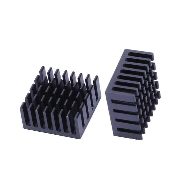 10 stk. sorte aluminium køleplader radiator køler 20mm X 10mm Zekai