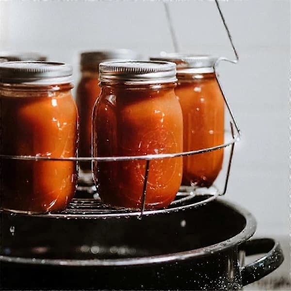 2 pcs 20.4-liter Water Bath Canner with Jar Rack Kitchen Equipment