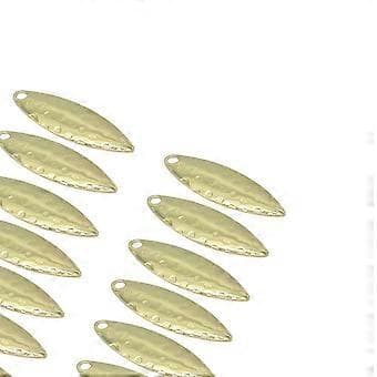 Spinnerblad Metal 20 stk. Guld DIY-fremstilling af agn Gold A