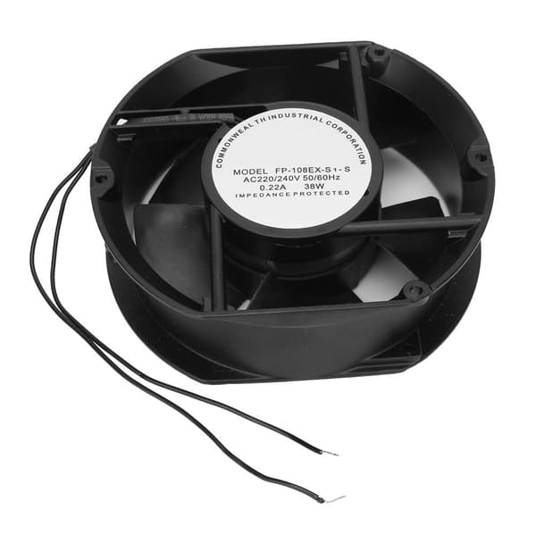 FP-108EX S1-S AC Aksialventilator AC220V 38W Ovalt Kugleleje Ventilationskøleventilator