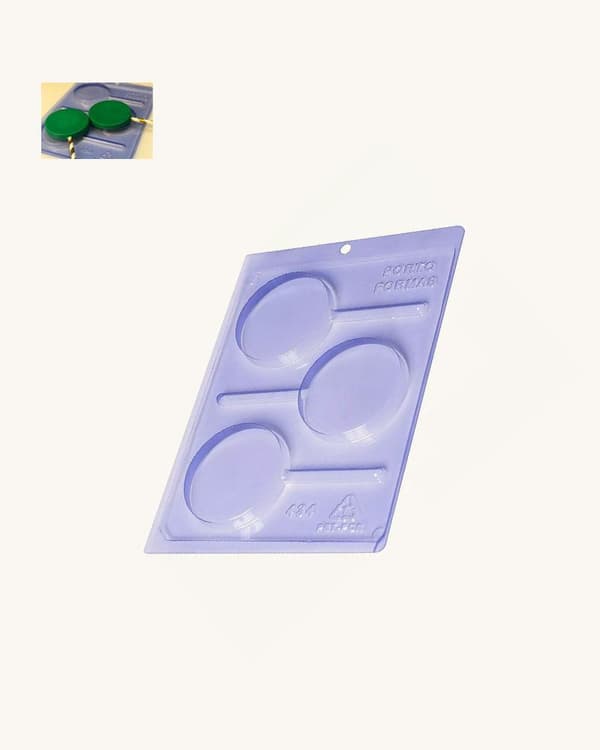 Pralinform Klubbor Sjokoladeform - Porto Formas 434 Transparent transparent