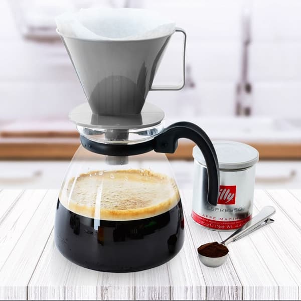 Posliininen kahvisuodatin - valkoinen drip dripper