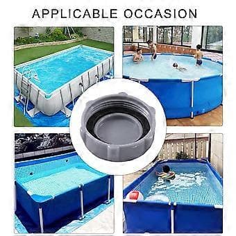 2 st Stabila ABS Avloppsventiler Lock Pool P6H1158ASS16 Grå