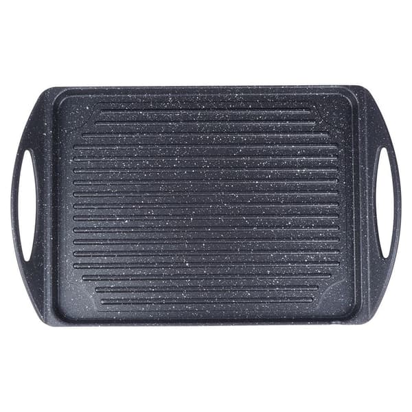 Grillplatta i aluminium med non-stick granitbeläggning
