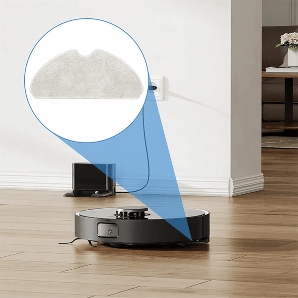 Tvättbara moppdynor kompatibla med Dreame D10S, D10S Pro, D9 Max, F9 Pro robotdammsugare, 8-pack