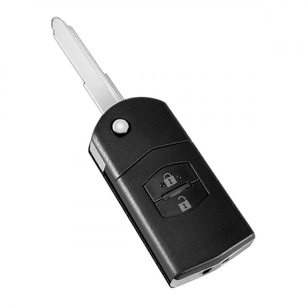 Black Replacement 2 Button Remote Key Case Fob Clicker for MAZDA 3 5 6