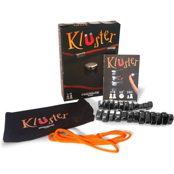 Kluster Magnetic Action Board Game 14+ utgaver Nytt